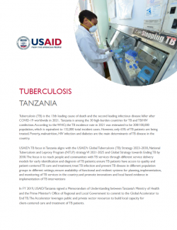 Tanzania Tuberculosis Fact Sheet