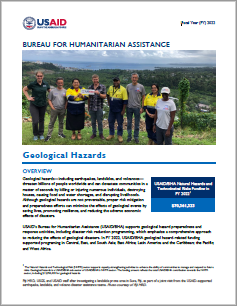 USAID-BHA Geological Hazards Sector Update FY 2022