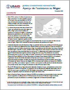 USAID-BHA Niger Assistance Overview - November 2023 - French