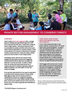 Private Sector Engagement to Conserve Forests
