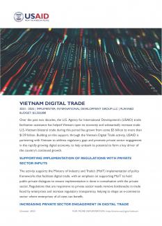 Vietnam Digital Trade Fact Sheet Cover page