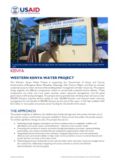 The Western Kenya Water Project