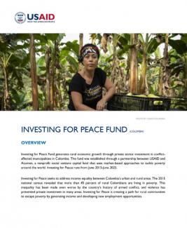 Investing for Peace Fund Fact Sheet
