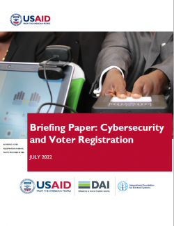 Briefing Paper on Cybersecurity of Voter Registration
