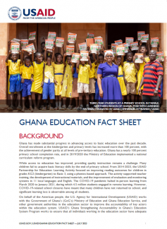 Ghana Education Fact Sheet