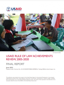 USAID Rule of Law Achievements