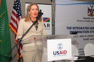 Jessica Long, U.S. Chargé d’Affaires of the U.S. Embassy in Namibia