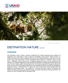 Destination Nature Fact Sheet