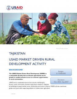 USAID Market Driven Rural Development Activity