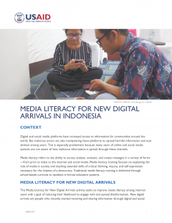 Media Literacy for New Digital Arrivals in Indonesia