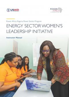 Power Africa Energy Sector Women’s Leadership Initiative Instructor Manual Cover