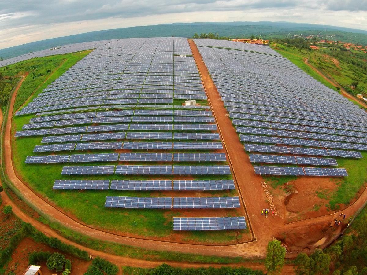 Agahozo-Shalom solar array in Rwanda