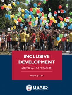 Inclusive Development - Additional Help For ADS 201