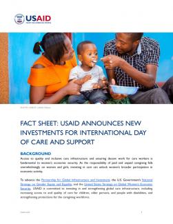 USAID Announces New Investments for International Day of Care and Support