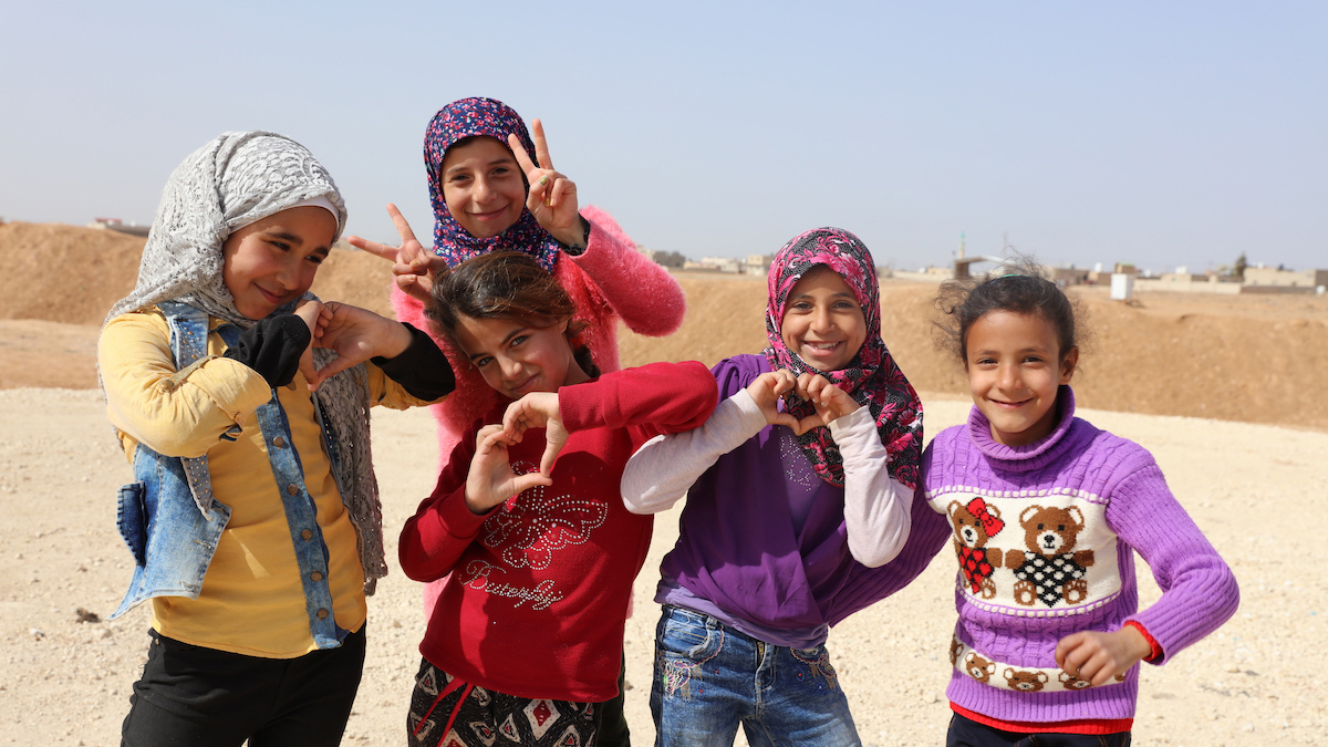 Syrian girls in Jordan. Photo by WFP-Mohammad Batah