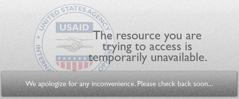 The resource you are trying to access is temporarily unavailable. We apologize for any inconvenience. Please check back soon...