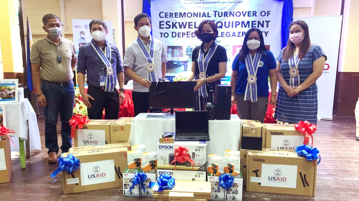 USAID Donates Php12 Million in Equipment to the Department of Education to Support Access to Education for Out-of-School Youth