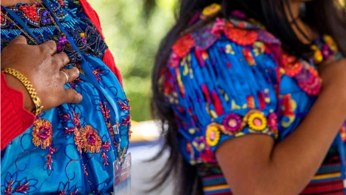 Administrator Power Travels to Guatemala January 2024 | A close up photo of indigenous women