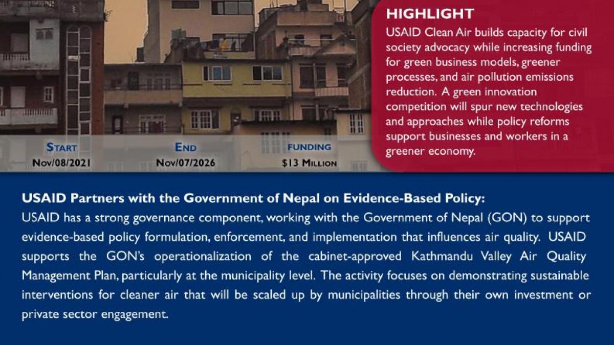 Nepal Snapshot HO 18 USAID Clean Air