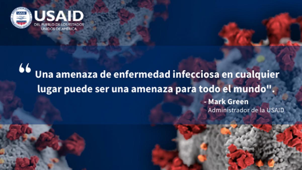 Una amenaza de enfermedad infecciosa en cualquier lugar puede ser una amenaza para todo el mundo. 
