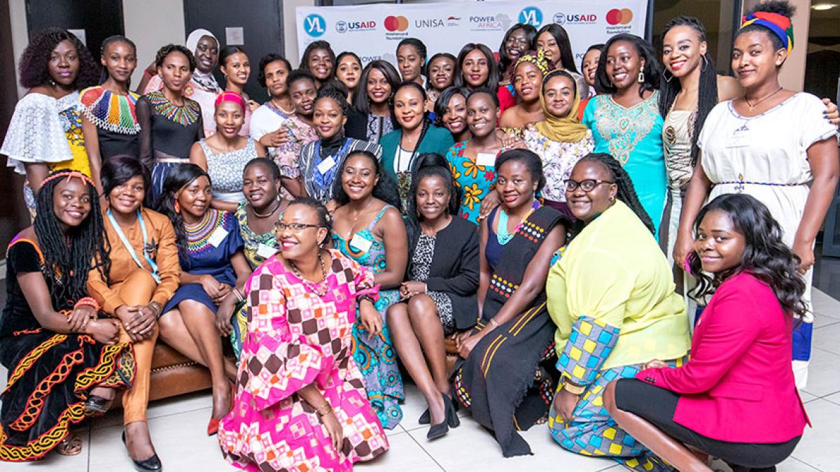 Participants in the Young Women in African Power Leadership Training