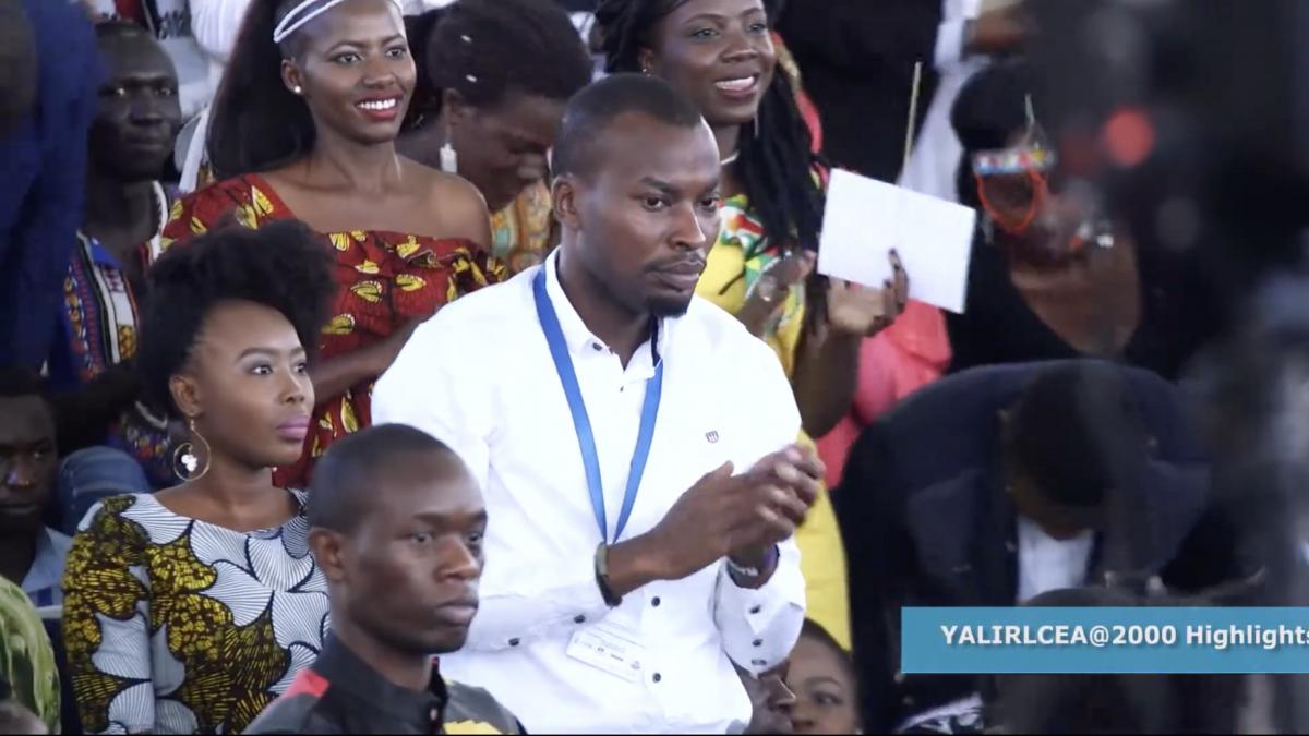 YALI RLC East Africa Alumni stand clapping