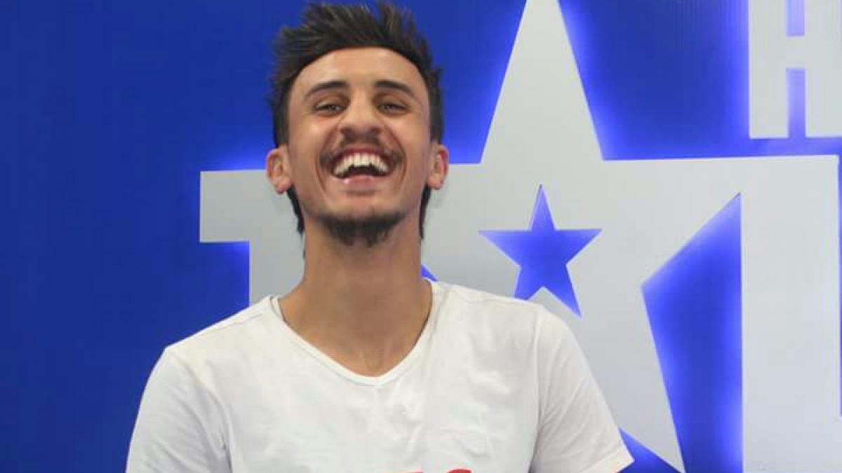 Youssef Salhi, a Moroccan youth from Tangier, was selected along with his theatre troupe to compete on the international "Arabs Got Talent" competition