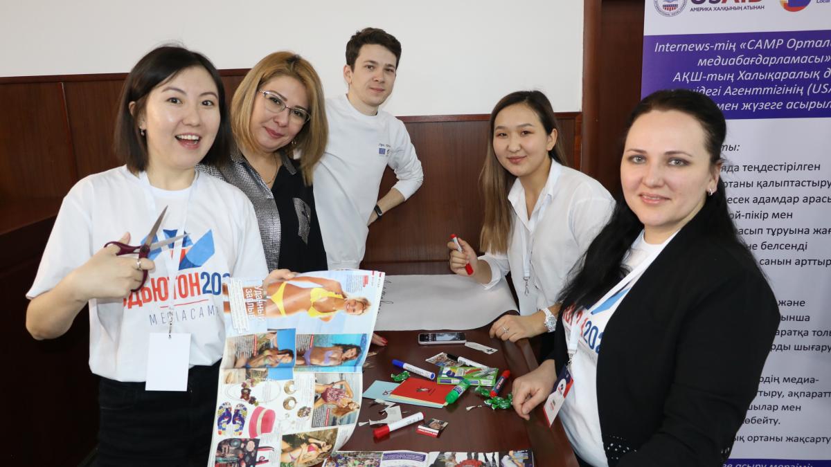 Участники Медиа Эдьютона 2020 в Алматы, Казахстан