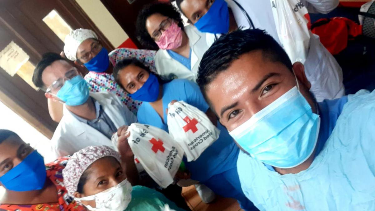 World Help, in partnership with LEPP, supported health professionals in Nicaragua with basic hygiene kits.