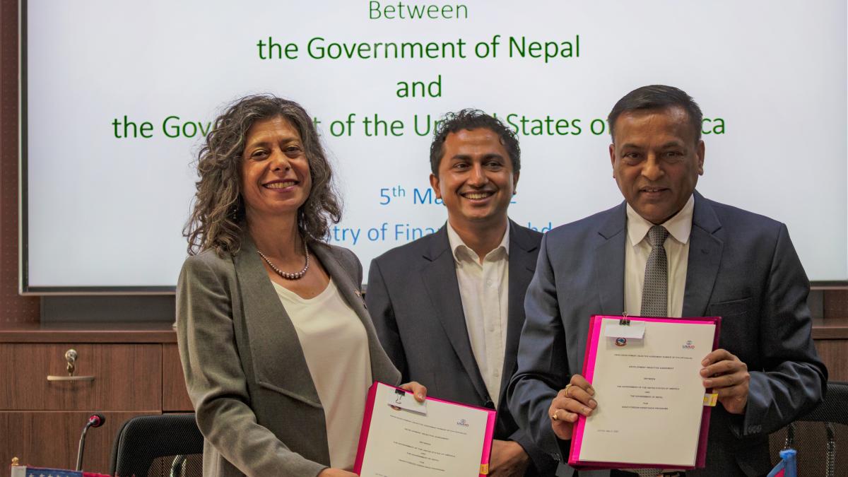 USAID/Nepal GON DOAG Signing