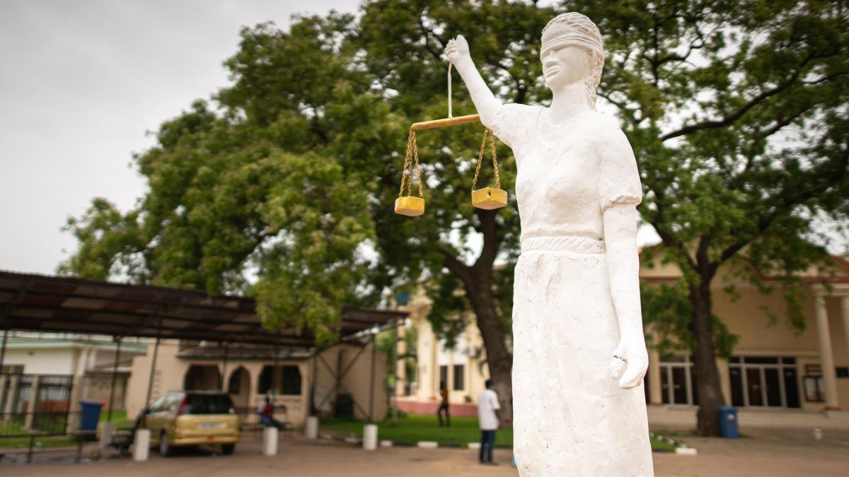 Justice Statue in Banjul