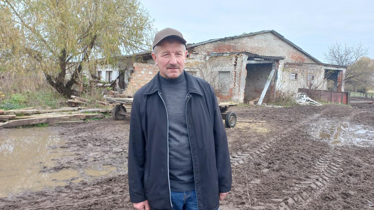 Mykola Tereshchenko is a farmer from Chernihiv Oblast. 