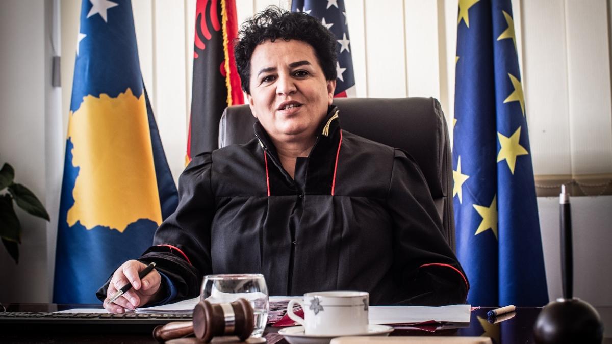 Afërdita Bytyqi is the first woman to become court president of the Basic Court of Pristina, the largest court in Kosovo