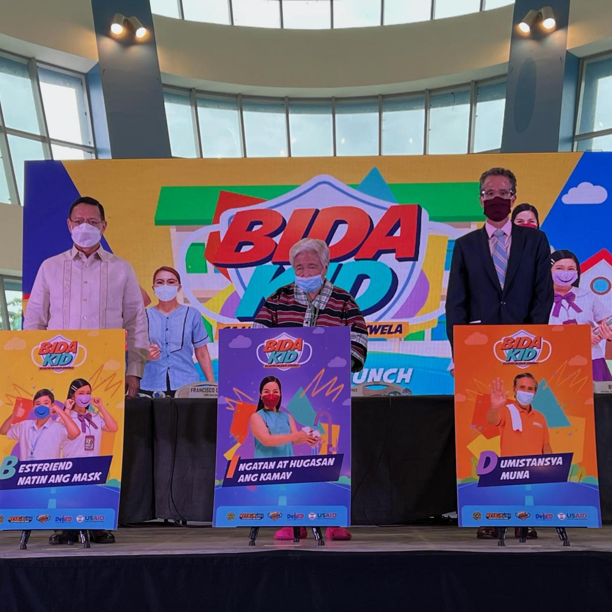 DepEd, DOH, USAID Launch National BIDA Kid Campaign  to Promote Safe Reopening of Schools