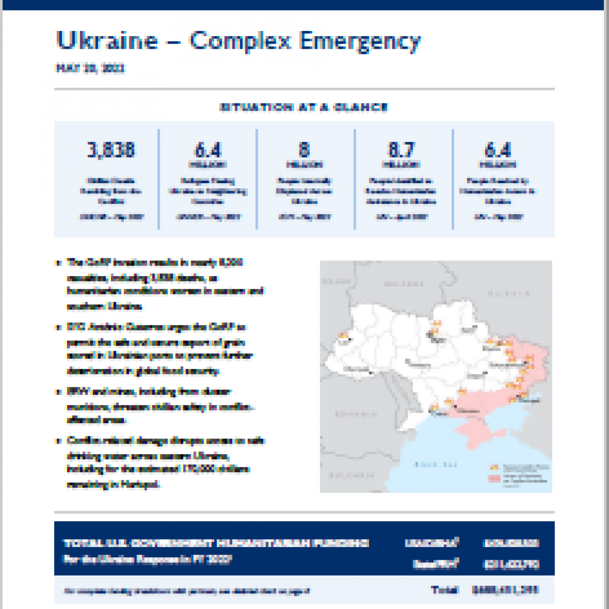2022-05-20 USG Ukraine Complex Emergency Fact Sheet #16