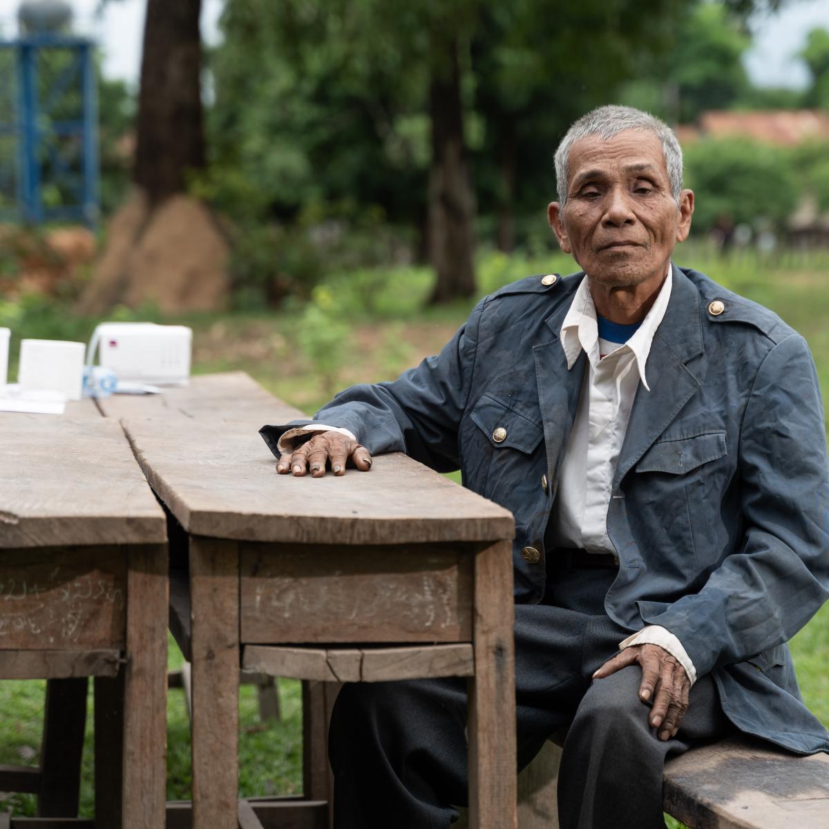 Now 73, Mr Lokxayyalueb caught lymphatic filariasis, a neglected tropical disease, from a mosquito bite.