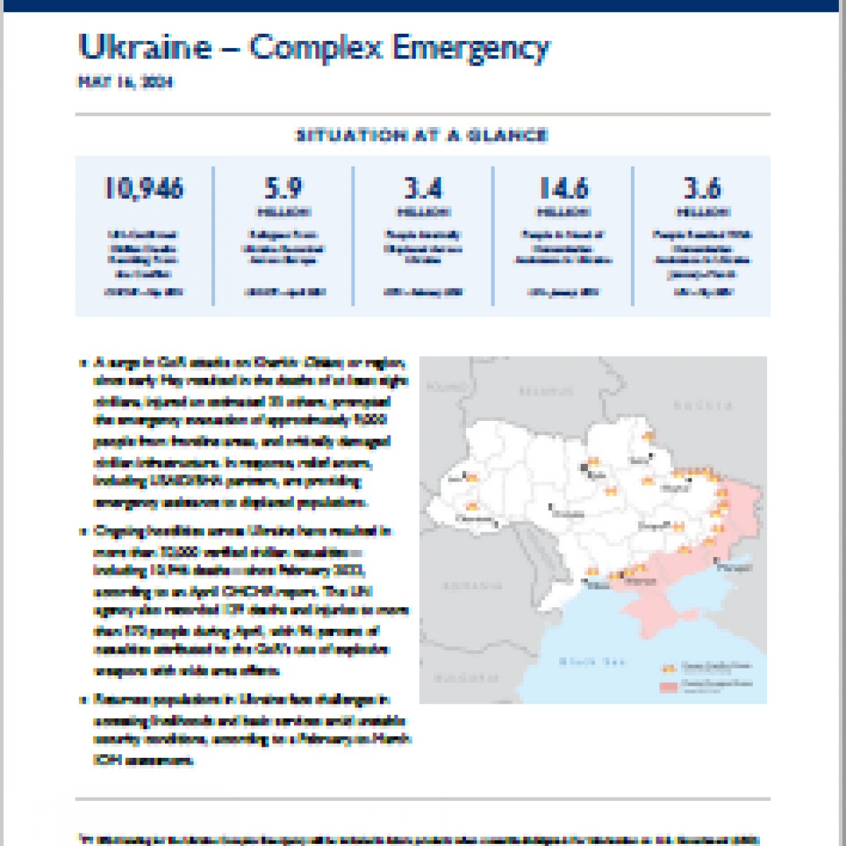 2024-05-16 USG Ukraine Complex Emergency Fact Sheet #7