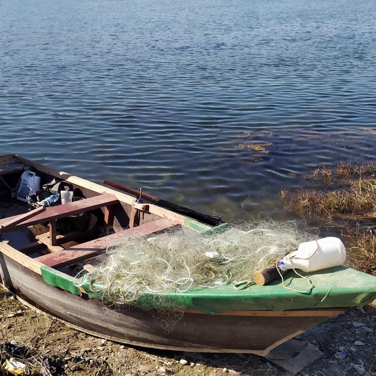 With support from USAID, Arkan was able to purchase a new boat and fishing equipment to restart his business.