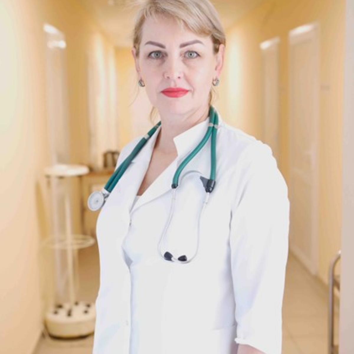 Dr. Natalia, a tuberculosis doctor in Donetsk region, Ukraine