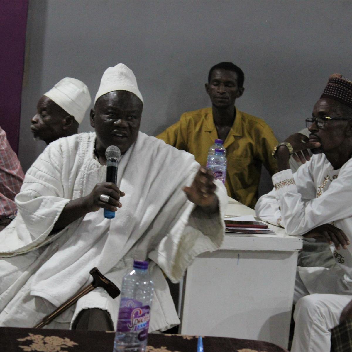 Traditional Leader in Ghana points out the changes made to accommodate the Fulbe in meetings