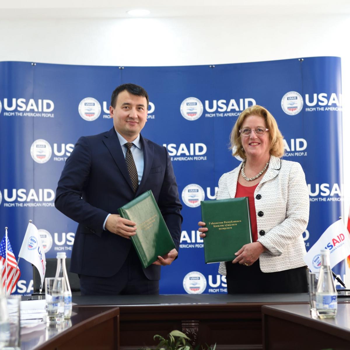USAID and Uzbek Ministry of Agriculture sign MOU