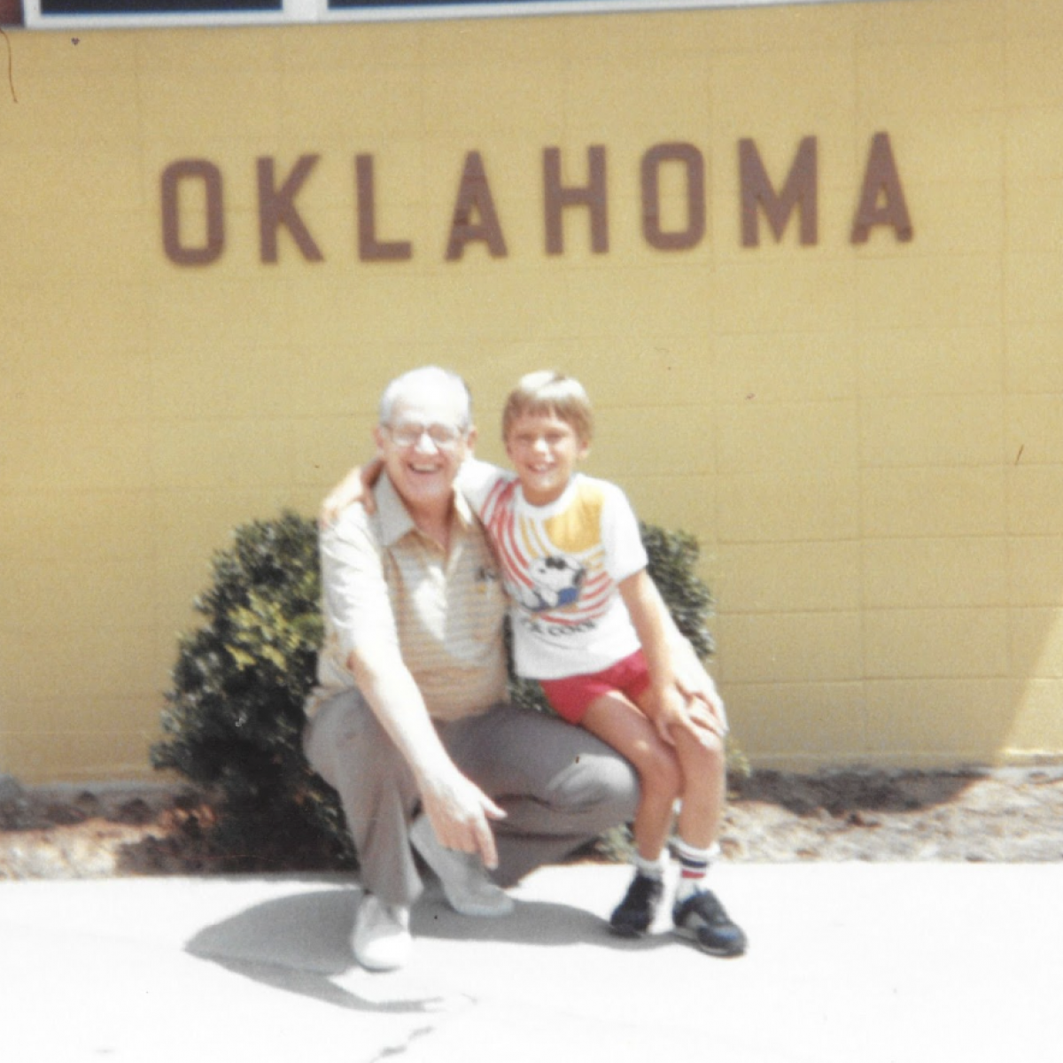 Grandaddy and Ryan in the early 1980s