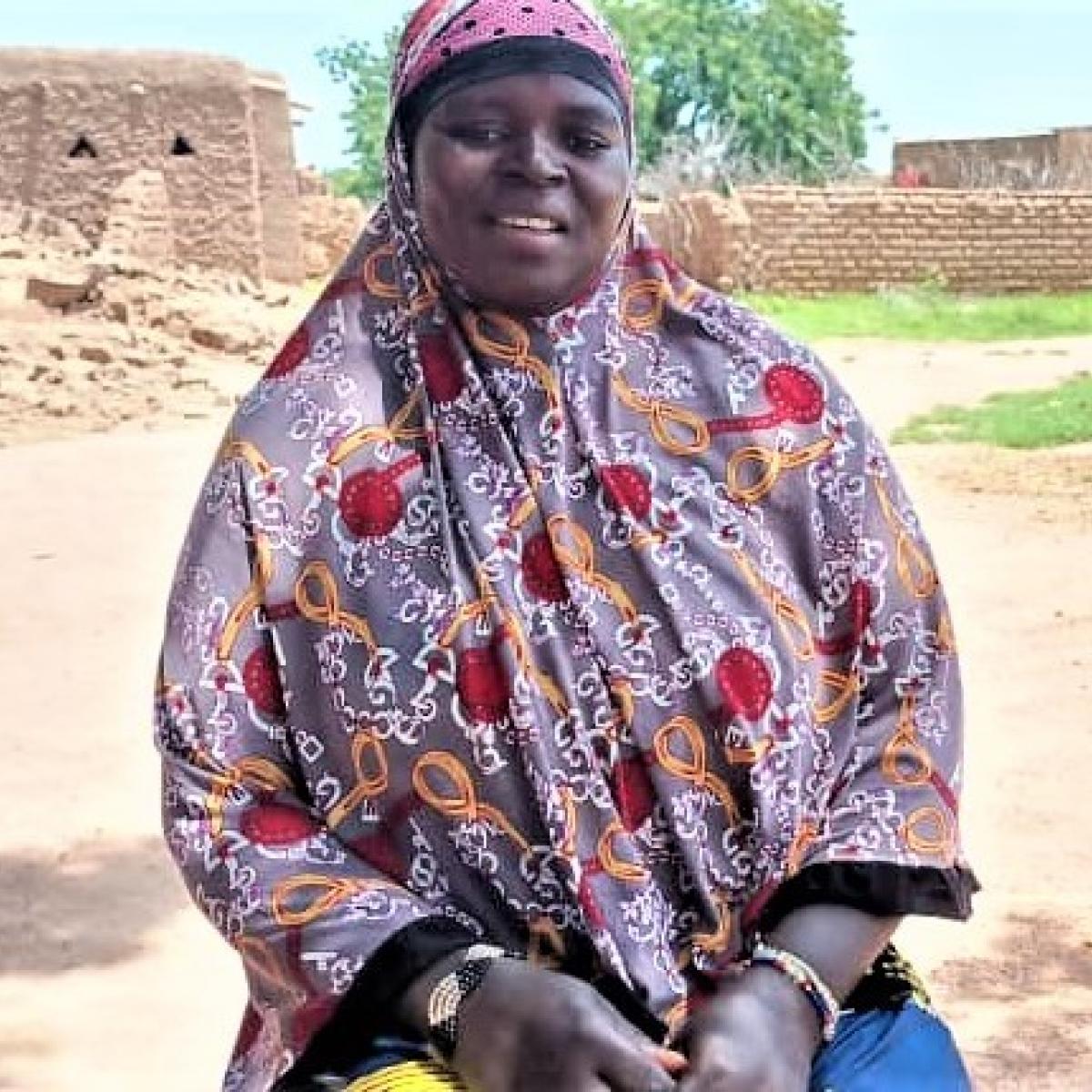 Kadja Coulibaly, leader and member of the Samakélé Bogoro village GSAN