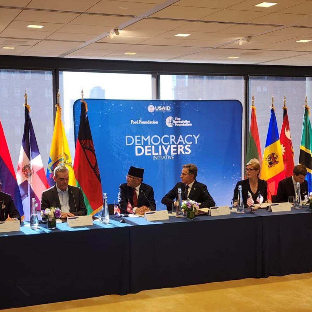 Democracy Delivers Initiative Meeting at UNGA 78