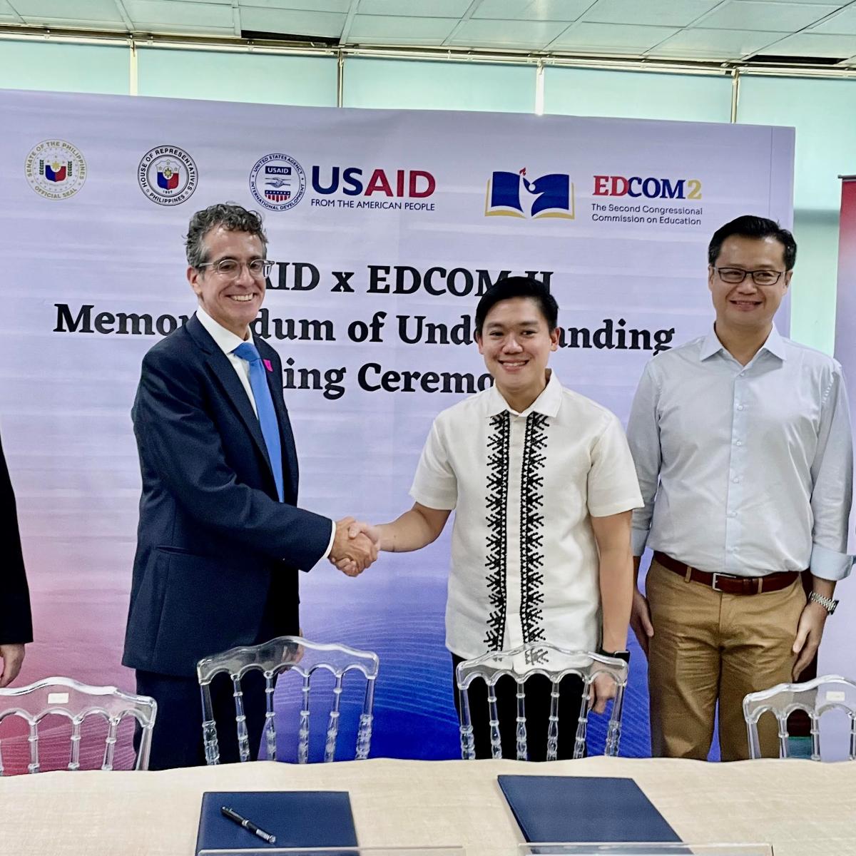 U.S. and Philippine Governments Launch Partnership to Advance Education Sector Reforms