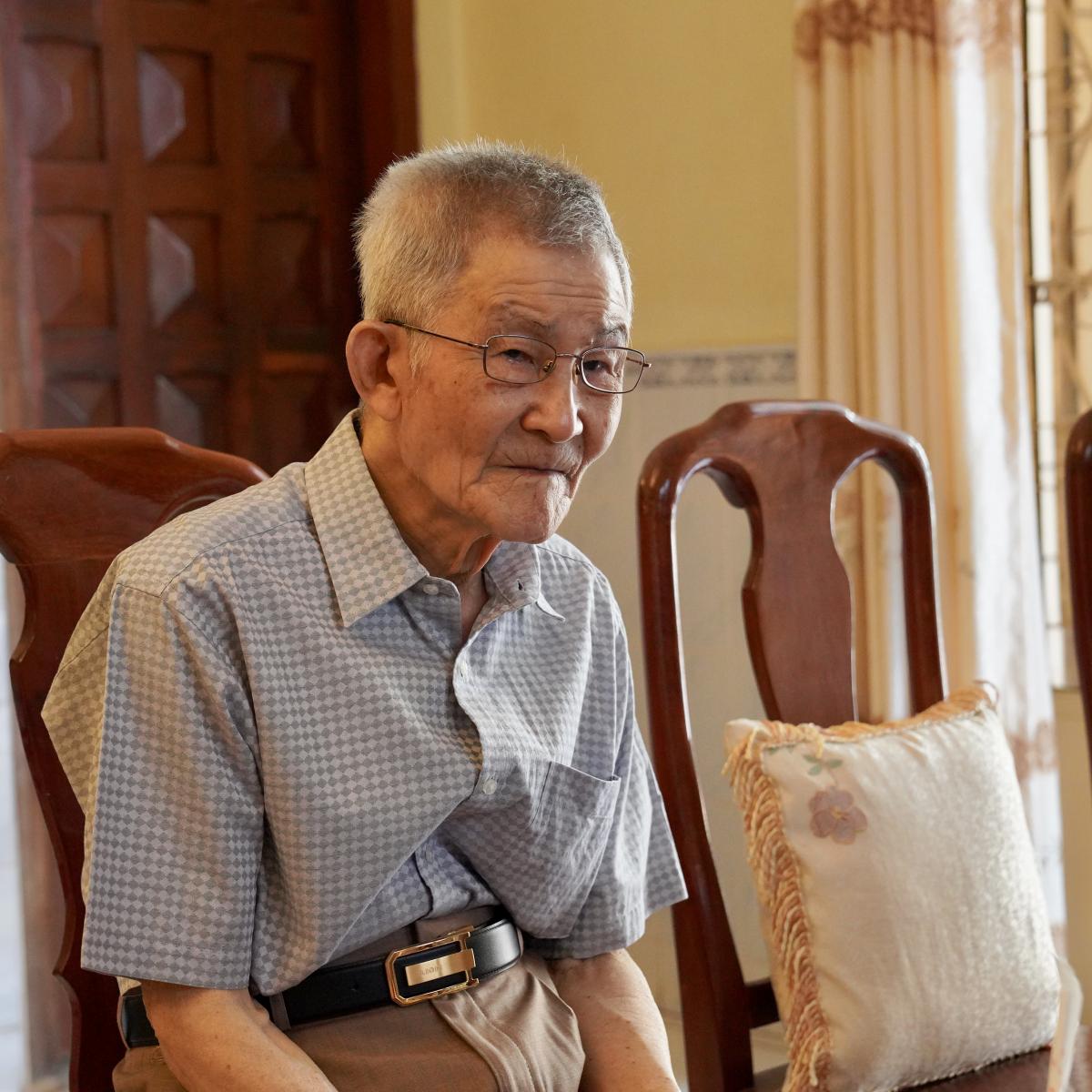 Yeang Chheang, 86, at his home in Phnom Penh.