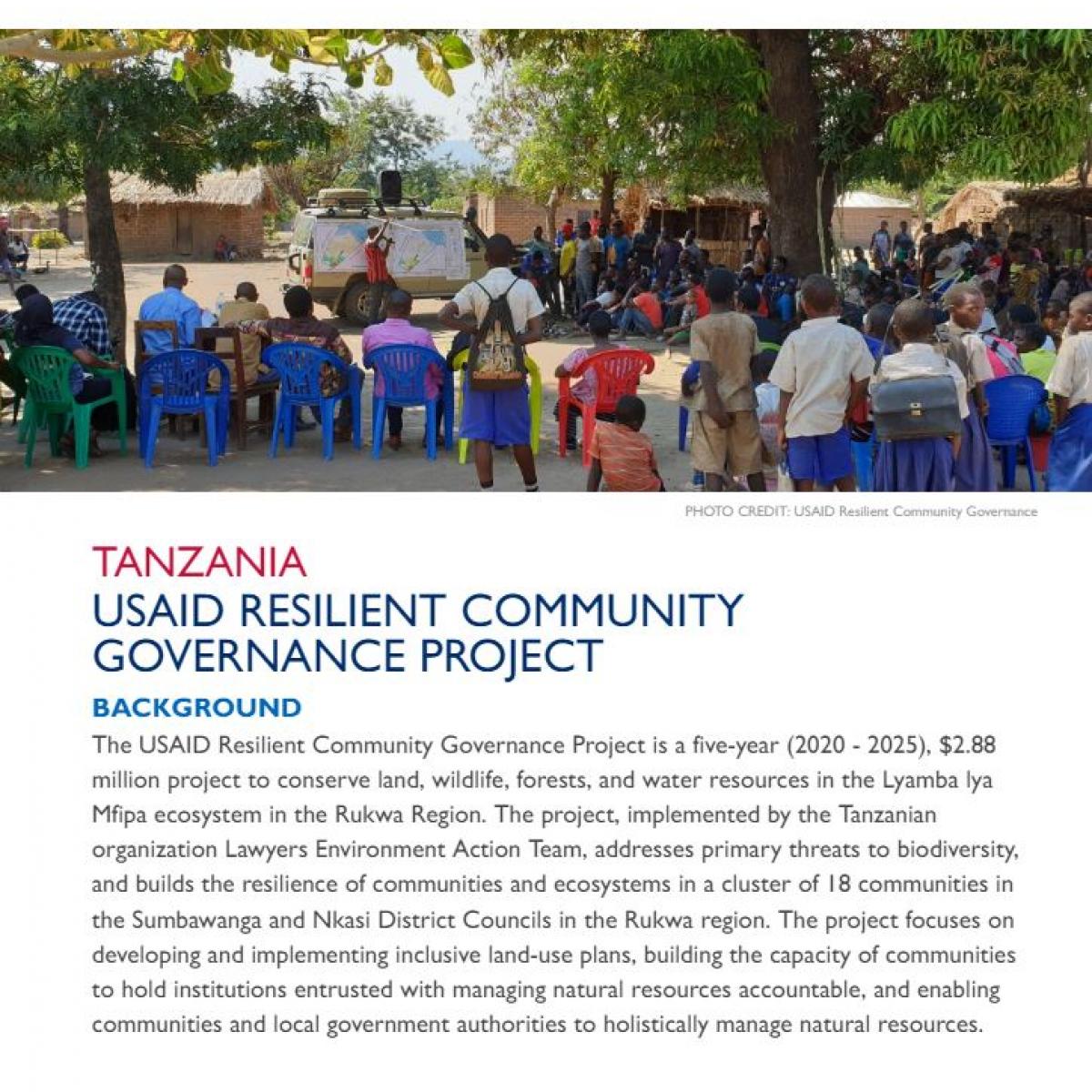 USAID Resilient Community Governance