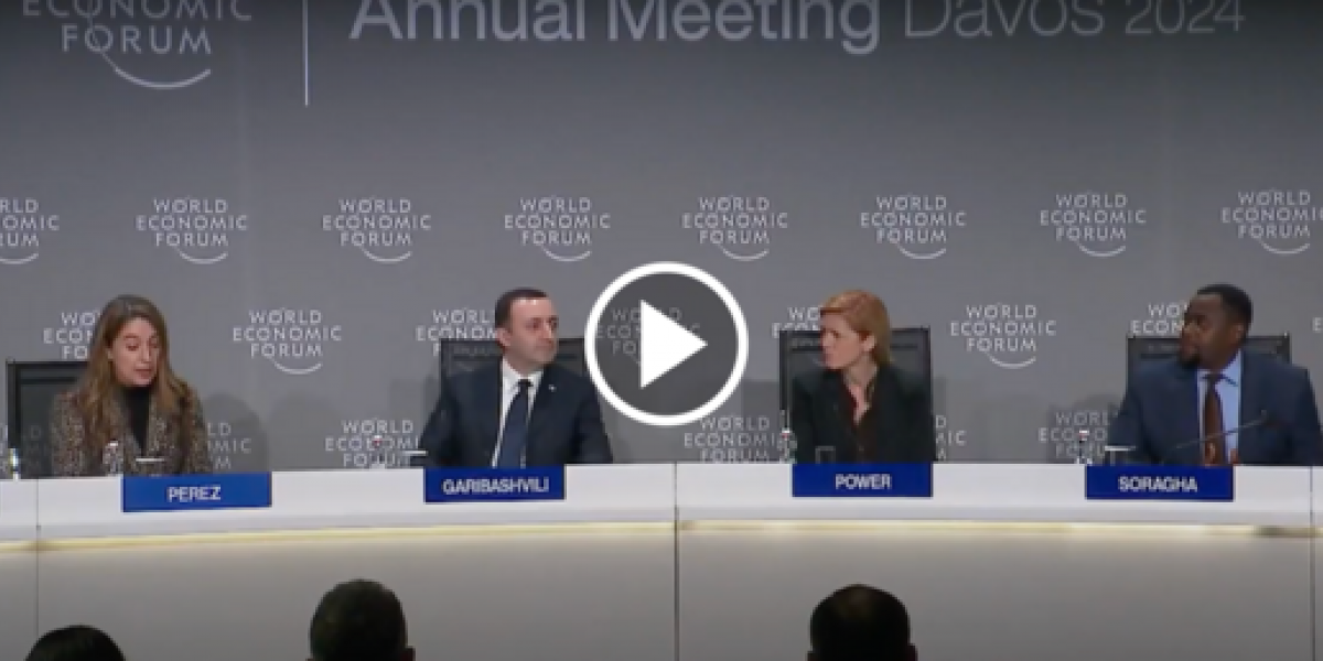 Administrator Power Attends the World Economic Forum's Annual 2024 Meeting