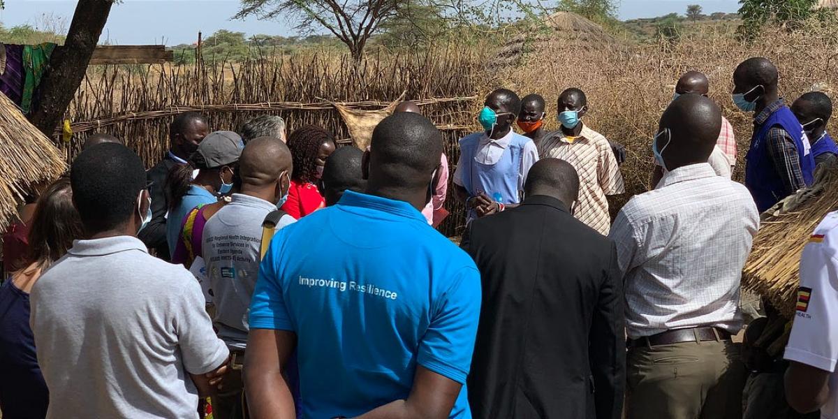 USAID trained community members in Karamoja, Uganda to screen people for TB, collect samples for testing, and help those with TB stay on treatment and make medical appointments.