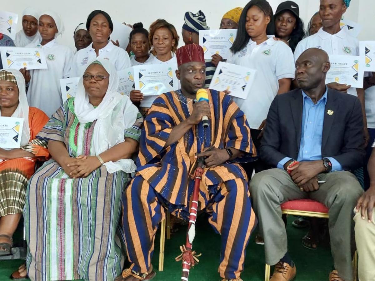 Paramount Chief of Pulima and 44 Women Recognized